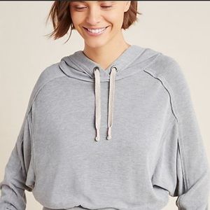 Free People Movement Hooded Cropped Pullover Sweatshirt